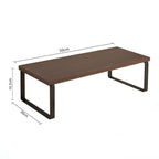 SOGA 2X 50cm Black Computer Monitor Elevated Stand Desktop Support Station Rack