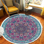 SOGA 2X 120cm Mandala Area Rug for Living Room Lounge Bedroom Anti-slip Doormat Home Decor