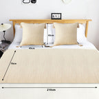 SOGA 1.5m Bed Vintage Scarf Runner Bedding Tail Pad Flag For Home Hotel Set of 3