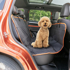 SOGA 2X 600D Oxford Cloth Waterproof Dog Car Cover Back Seat Protector Hammock Pet Mat Black