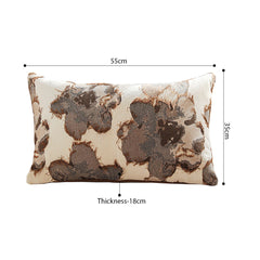 SOGA 2X 35cm Rectangular Vintage Decorative Embroidered Floral Throw Pillow