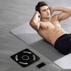 SOGA 2X Wireless Bluetooth Digital Body Fat Scale Bathroom Weighing Scales Health Analyzer Weight Black