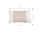 SOGA 35cm Modern Beige Color Block Textured Decorative Throw Pillow