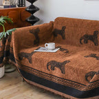 SOGA Two-seater Brown Sofa Cover Leopard Print 180x260cm Polyester $ 125