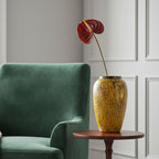 SOGA 30x19cm Yellow Medium Ceramic Flower Vase Elegant Living Room Home Decor