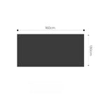 SOGA 130x160cm Throw Blanket Black and White Musical Note Half Fleece Soft Cozy for Music Lovers Stylish