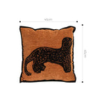 SOGA 2X 45cm Stylish Golden Yellow Black Leopard Pattern Throw Pillow $ 133