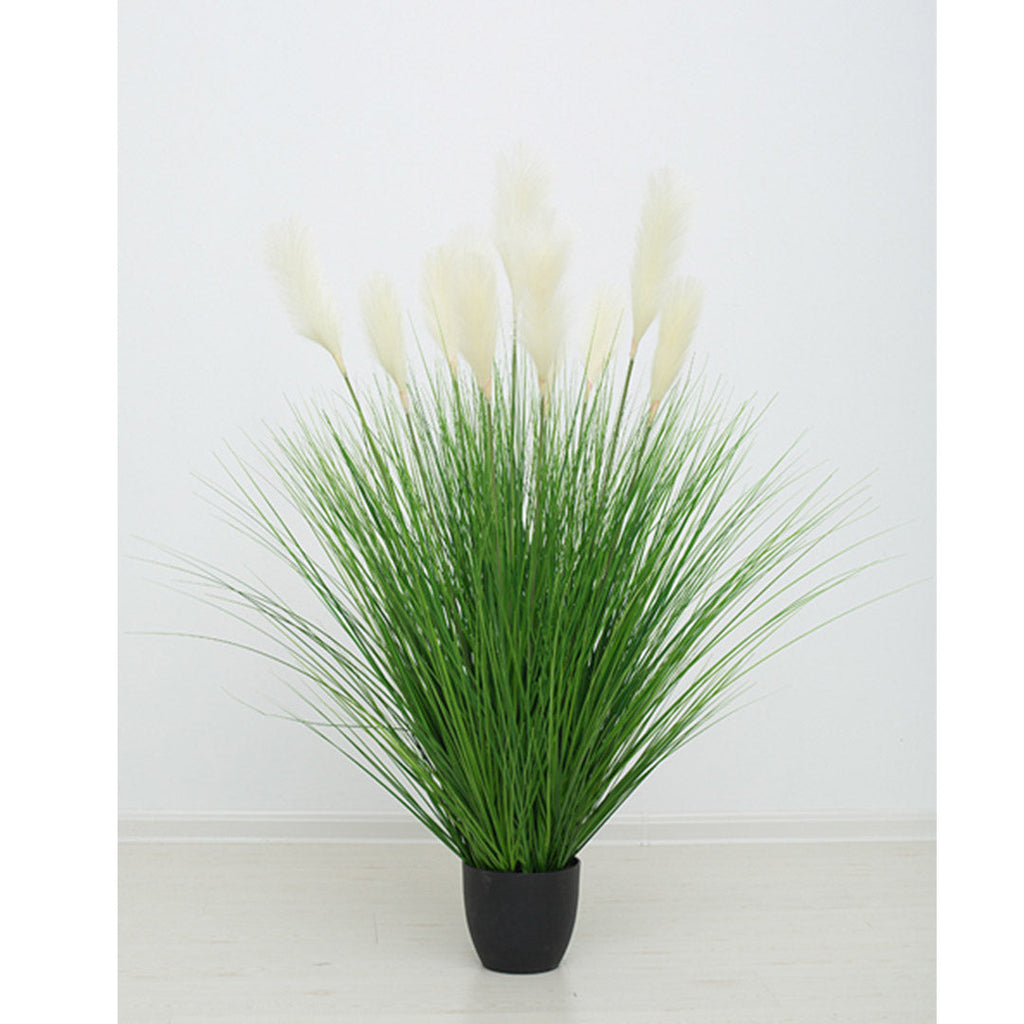 SOGA 2X 110cm Artificial Indoor Potted Reed Bulrush Grass Tree Fake Plant Simulation Decorative