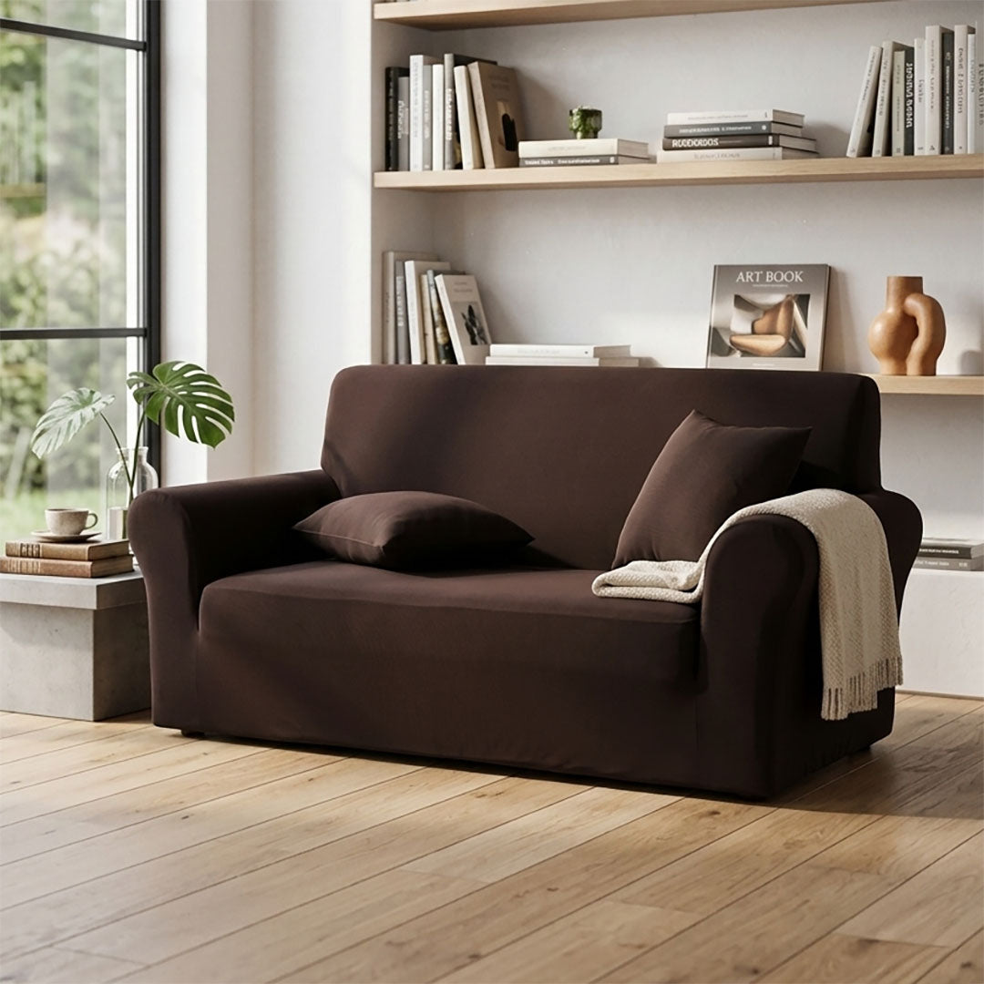 SOGA 2-Seater Coffee Sofa Cover Couch Protector High Stretch Lounge Slipcover Home Decor
