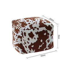 SOGA 55x35cm Squared Soft Pouffe Seat Cushion Elegant Home Accent Décor Stylish Footstool