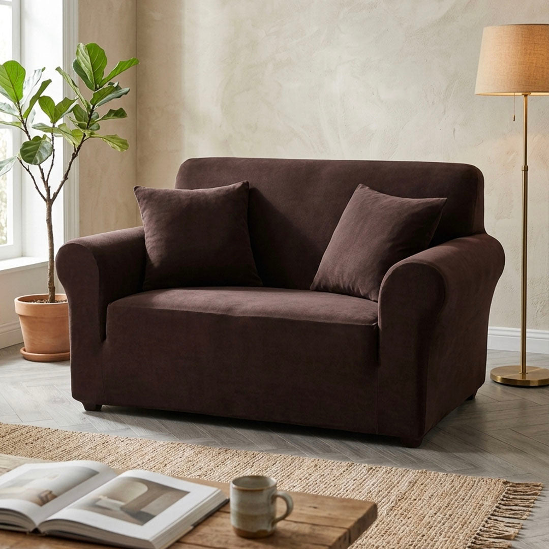 SOGA 1-Seater Coffee Sofa Cover Couch Protector High Stretch Lounge Slipcover Home Decor