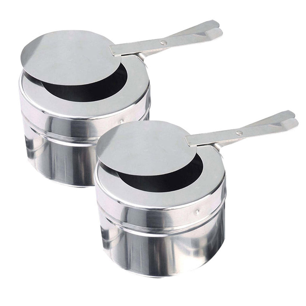 SOGA 2X 6.5L Stainless Steel Double Soup Tureen Bowl Station Roll Top Buffet Chafing Dish Catering Chafer Food Warmer Serve