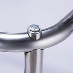 SOGA Stainless Steel Commercial Large Soiled Linen Laundry Trolley Cart with Wheels Blue