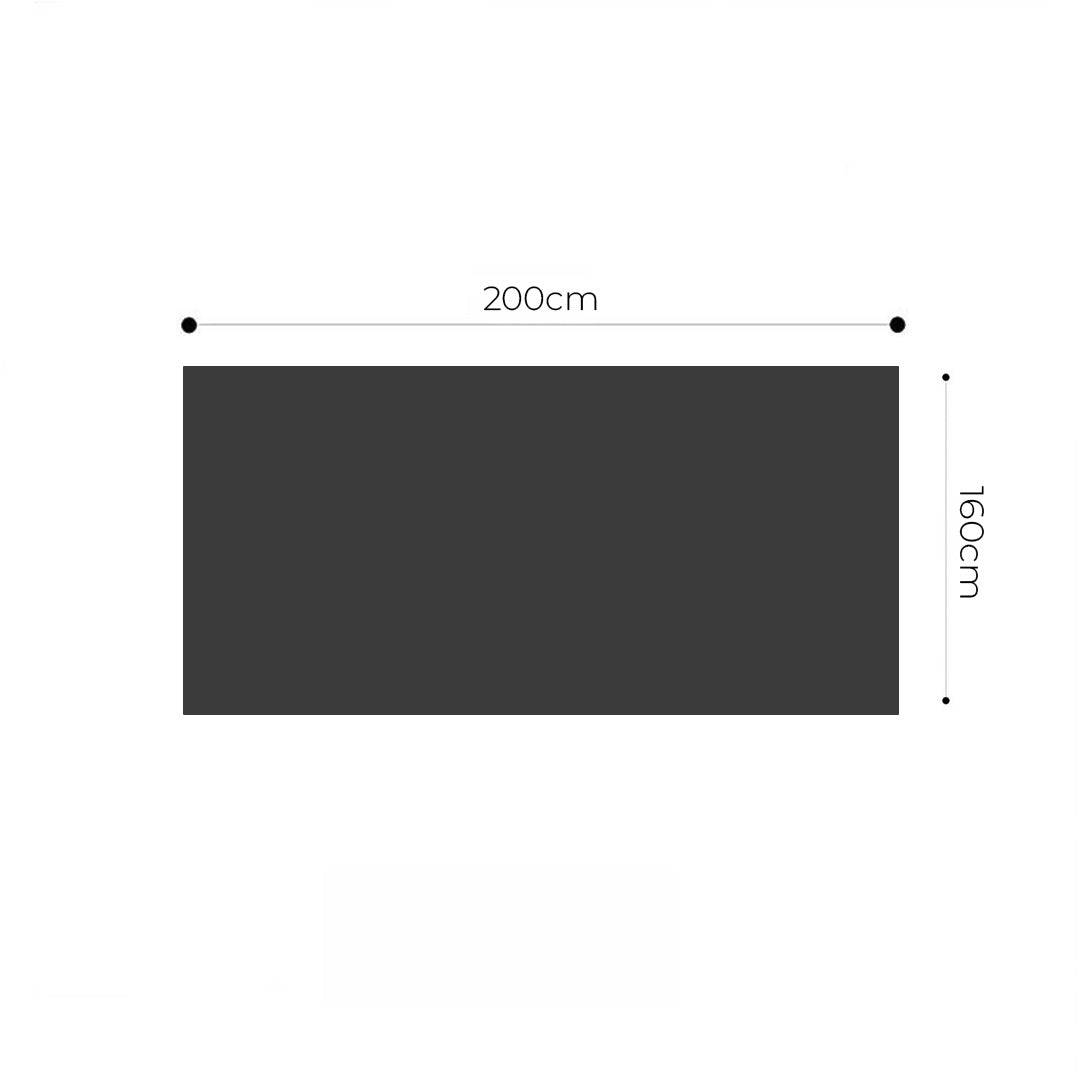 SOGA 2X 160X200cm Throw Blanket Coffee Double Layer Rabbit Fur Cozy Comfort with Stylish Decor