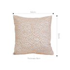 SOGA 2X 50cm Neutral Beige Speckled Pattern Contemporary Throw Pillow