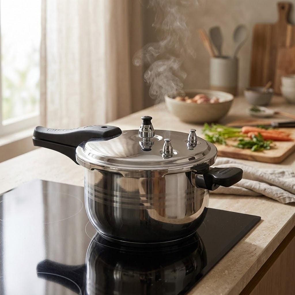 8L Commercial Grade Stainless Steel Pressure Cooker With Seal