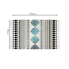SOGA 90cm Boho Bathroom Rug Vintage Kitchen Area Runner Rugs Home Decor
