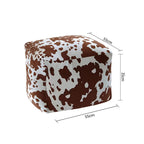SOGA 2X 55x35cm Squared Soft Pouffe Seat Cushion Elegant Home Accent Décor Stylish Footstool