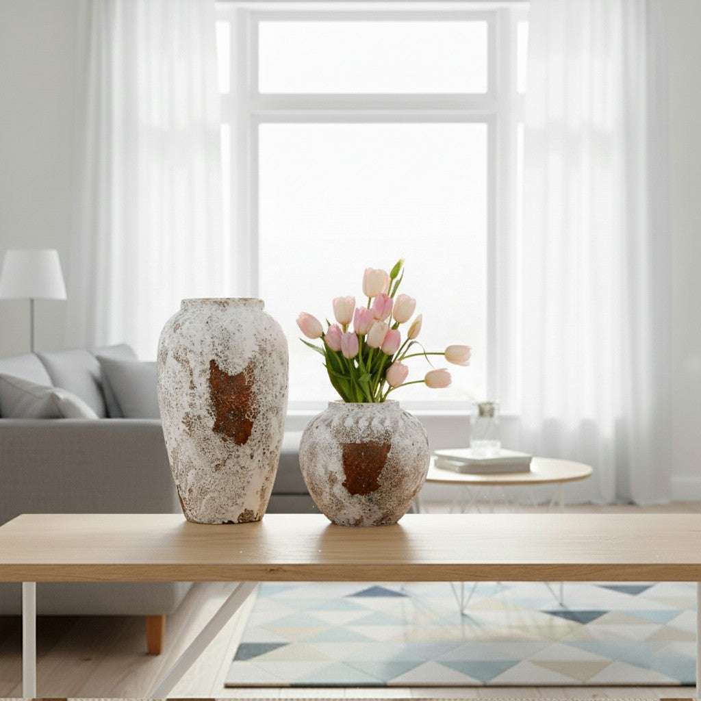 SOGA Home & Living Bundle – Gradient White Ceramic Flower Vases for Elegant Home Decor $ 161