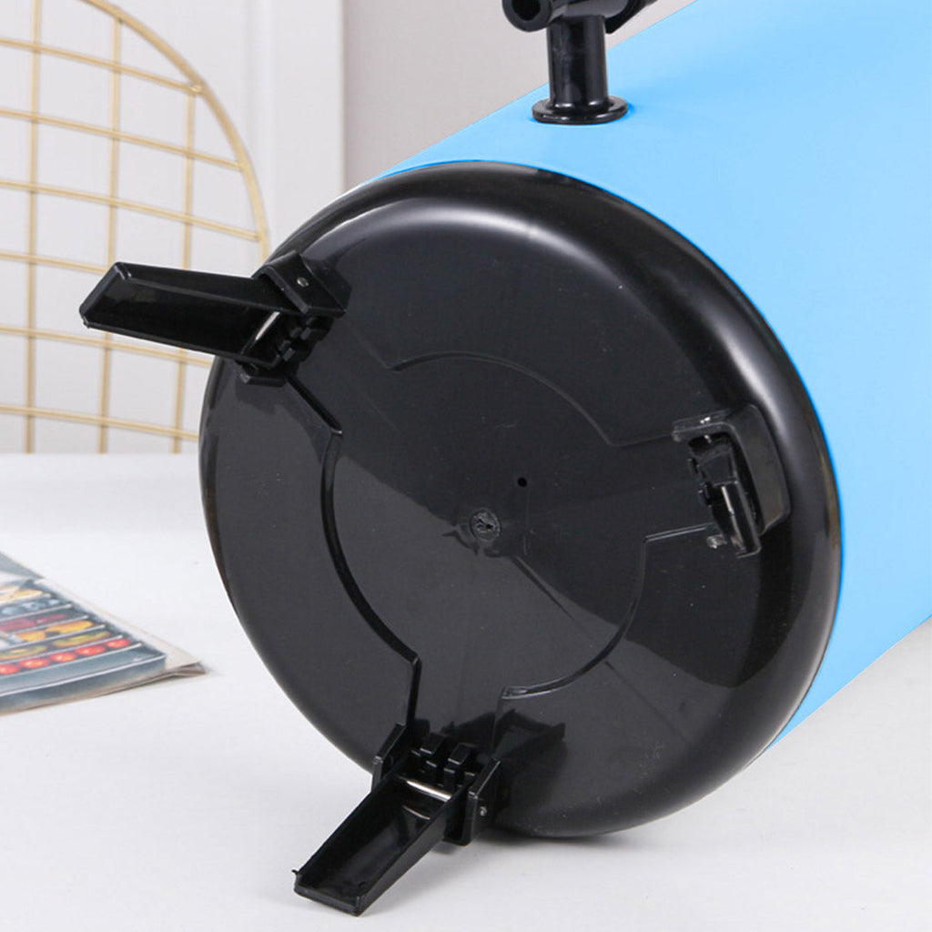 SOGA 8X 8L Stainless Steel Insulated Milk Tea Barrel Hot and Cold Beverage Dispenser Container with Faucet Blue