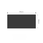 SOGA 2X 130x170cm Throw Blanket Red Christmas Tree Half Fleece for Holiday Season Cozy