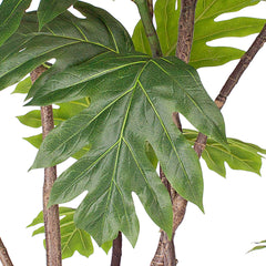 SOGA 90cm Artificial Natural Green Split-Leaf Philodendron Tree Fake Tropical Indoor Plant Home Office Decor
