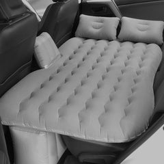 SOGA 2X  Grey Ripple Inflatable Car Mattress Portable Camping Air Bed Travel Sleeping Kit Essentials