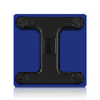 SOGA 2X Glass LCD Digital Body Fat Scale Bathroom Electronic Gym Water Weighing Scales Blue/Pink