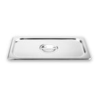 SOGA 2X Gastronorm GN Pan Lid Full Size 1/3 Stainless Steel Tray Top Cover