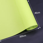 SOGA 2X 40x300cm Green Kitchen Shelf Drawer Cabinet Multi Use Liner Non Slip Mat