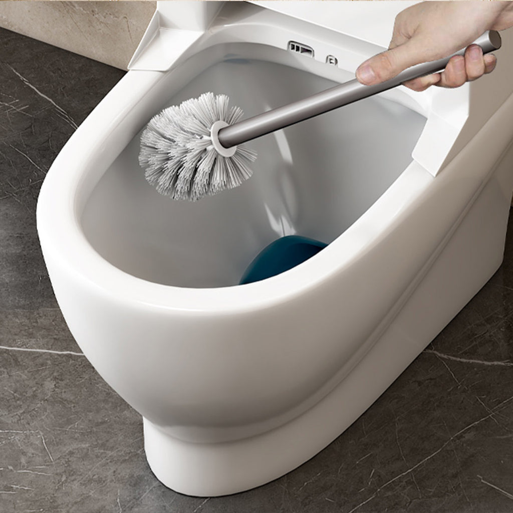 SOGA 27cm Wall-Mounted Toilet Brush –Dark Grey with Drain Holes