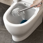 SOGA 27cm Wall-Mounted Toilet Brush –Dark Grey with Drain Holes