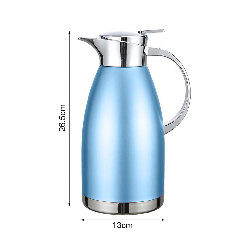 Soga 1.8L Blue Color 3-Layer Vacuum Insulated Water Bottle