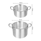 SOGA Stainless Steel 28cm 32cm Casserole With Lid Induction Cookware