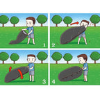 Fast Inflatable Sleeping Bag Lazy Air Sofa Green