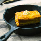 SOGA 2X 26cm Round Cast Iron Frying Pan Skillet Steak Sizzle Platter with Handle