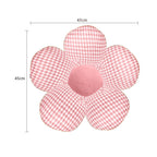 SOGA 2X Pink Flower Cushion Shaped for Floor and Sitting Throw Pillow