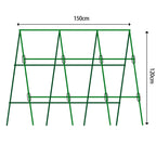 SOGA 150X120cm Plant Frame Tube Trellis Vegetable Flower Herbs Outdoor Vine Support Adjustable Garden Rack