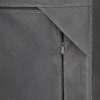 SOGA 75x45xcm Light Grey Clothes Organizer Rack with Zippered Dust Cover
