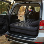 SOGA Car Bundle F – Black Back Seat Storage Organizer & Portable Inflatable Boot Mattress