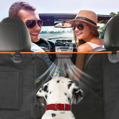 SOGA Oxford Cloth Waterproof Dog Car Cover Back Seat Protector Hammock Pet Mat Black