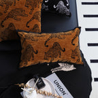SOGA 2X 30cm Throw Pillow Dark Brown Leopard Lumbar Decorative Cushion for Living Room