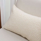SOGA 2X 30cm Cream Boucle Textured Fluffy Decorative Throw Pillow $ 119