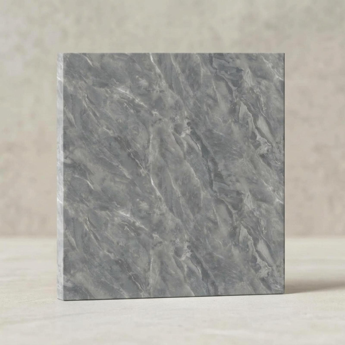 SOGA Peel & Stick Floor and Wall Tiles 60 x 60cm 10 Pack Grey Faux Marble