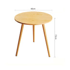 SOGA 60x72cm Walnut Small Side Coffee Table Living Room Balcony Home Décor Style