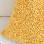 SOGA 2X Boucle Textured Cushion 50cm Mustard Yellow Soft Cozy Decorative Throw Pillow $ 119