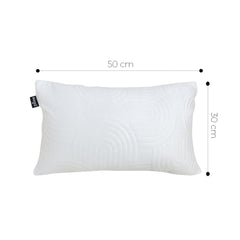 SOGA 30cm White Textured Geometric Pattern Decorative Throw Pillow $ 61