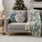 SOGA Home & Living Bundle – Soft Polyester-Cotton Pillows & Tropical Leaf Throw Blanket $ 203