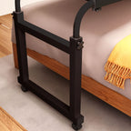 SOGA 2X 140x45cm Black Cross Bed Movable Desk Table w/ Adjustable Length & Height