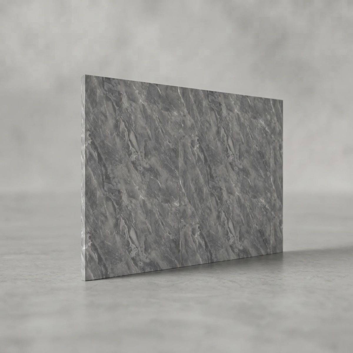 SOGA Peel & Stick Floor and Wall Tiles 30 x 60cm 10 Pack Grey Faux Marble